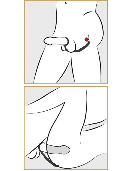 Cock Ring P-spot black