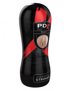 PEE Vibrating Pussy Stroker 2