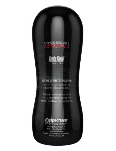 PEE Vibrating Pussy Stroker