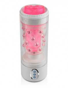 PET Roto-Bator Pussy White/Pin 2