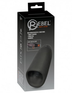 Rebel Masturbator with 3 funct - Rebel - Nero (cod. 811)