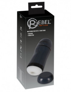 Rebel Masturbator 2 Functions - Rebel - Nero (cod. 810)