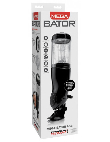 PET Mega-Bator Ass Black/Clear