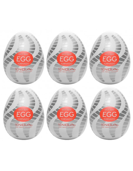 Tenga Egg Tornado Pack of 6