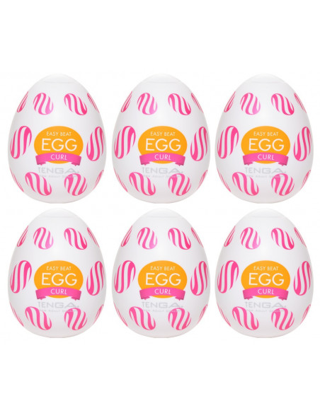 Tenga Egg Curl Pack of 6
