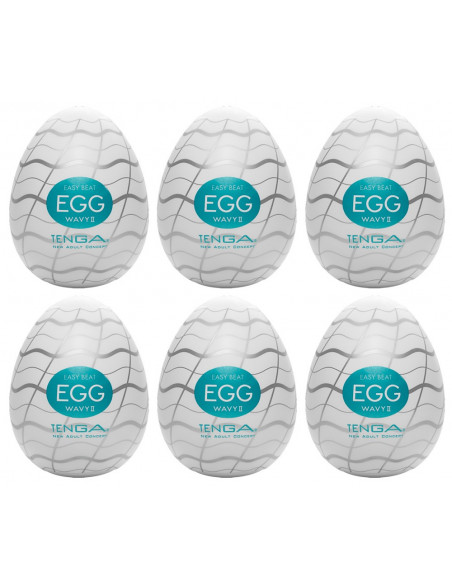Tenga Egg Wavy II Pack of 6