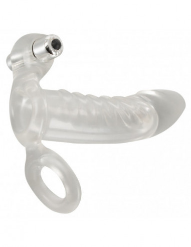 Crystal Clear Vibrating Sleeve