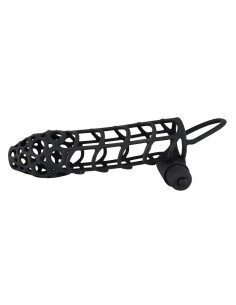 Silicone Sleeve Black Velvet M 2