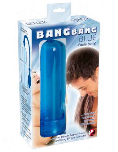 Bang Bang Blue Penis Pump blue