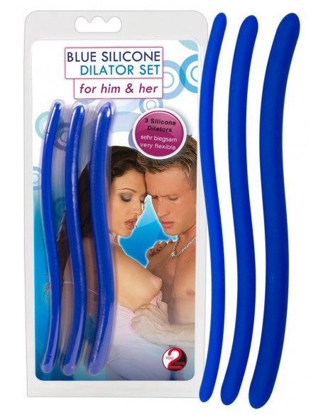 Silicone Dilator Set - You2Toys - blu