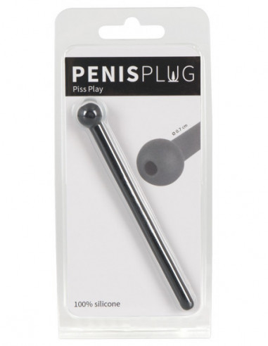 Penis Plug Piss Play black