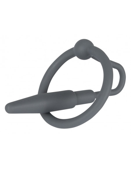 Penis Plug with Glans Ring - Penisplug - Grigio