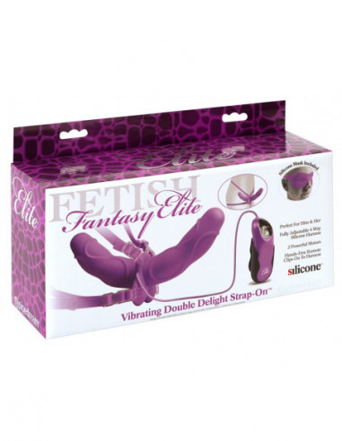 FFE Vibrating Double Strap-On