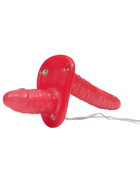 Bad Kitty Vibr. Strap-On Duo