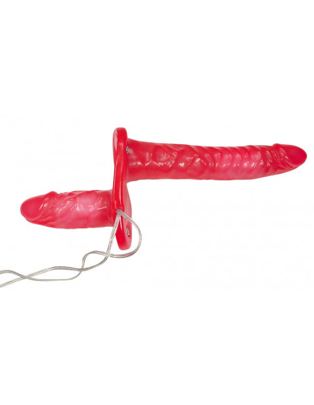 Bad Kitty Vibr. Strap-On Duo