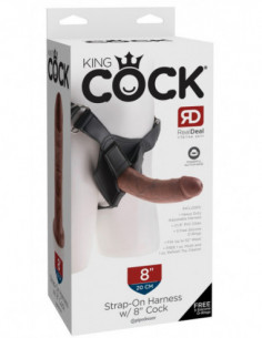 KC Strap-On with 8 Cock Brown