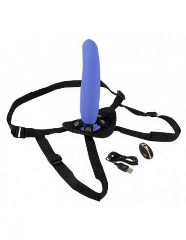 RC Vibrating Strap-On purple
