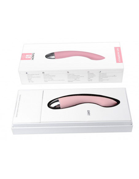 Amy Pale Pink Vibratore ergonomico a G-Spot