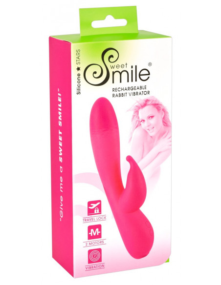 Sweet Smile Rechargeable Rabbi - Sweet Smile - pink