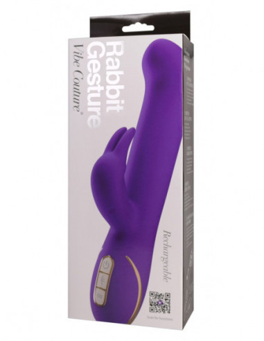 Rabbit Geisture Purple