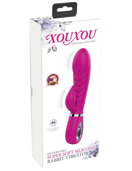 XOUXOU Super Soft Rabbit Vibra - viola (cod. 937)