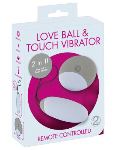 RC Love Ball and Touch Vibrator