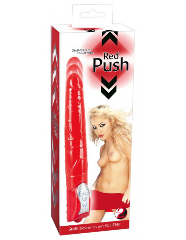 Red Push Vibrator