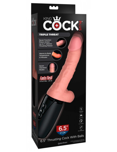 KCP 6.5 Thrusting Cock with Ba