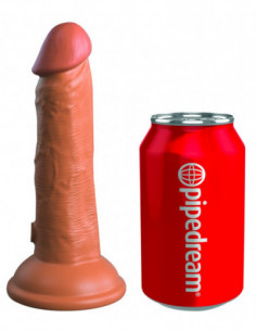 KCE 6 DD Vibrating Cock Tan 2