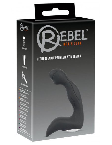 Rechargeable Prostate Stimulat - Rebel - Nero (cod. 817)