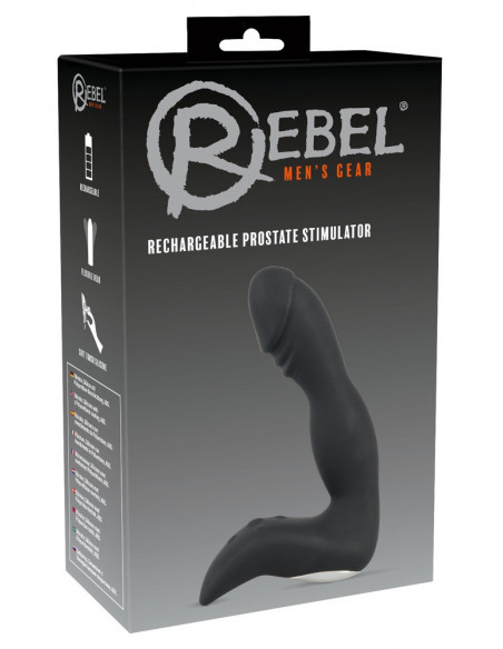 Rechargeable Prostate Stimulat - Rebel - Nero (cod. 818)