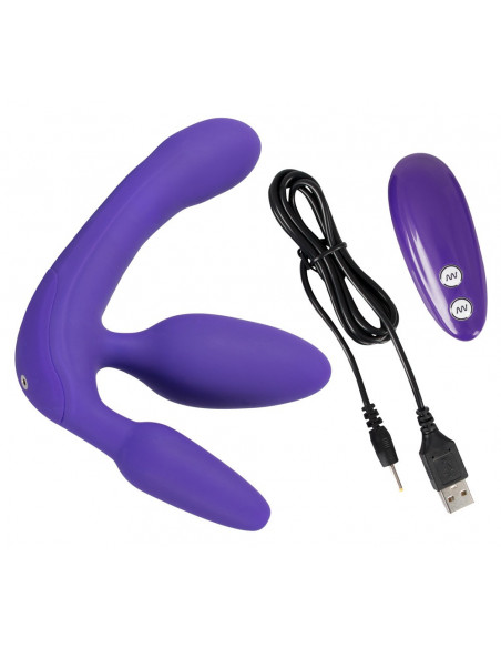 Vibrating Strapless Strap-On 3 - Strapless Strap-On - viola