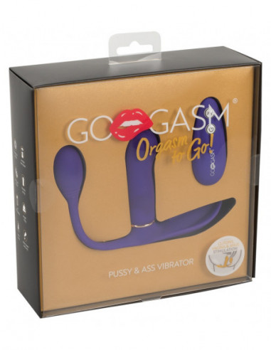 GoGasm Pussy and Ass Vibrator pu