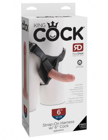 King Cock Strap-On 6 inch